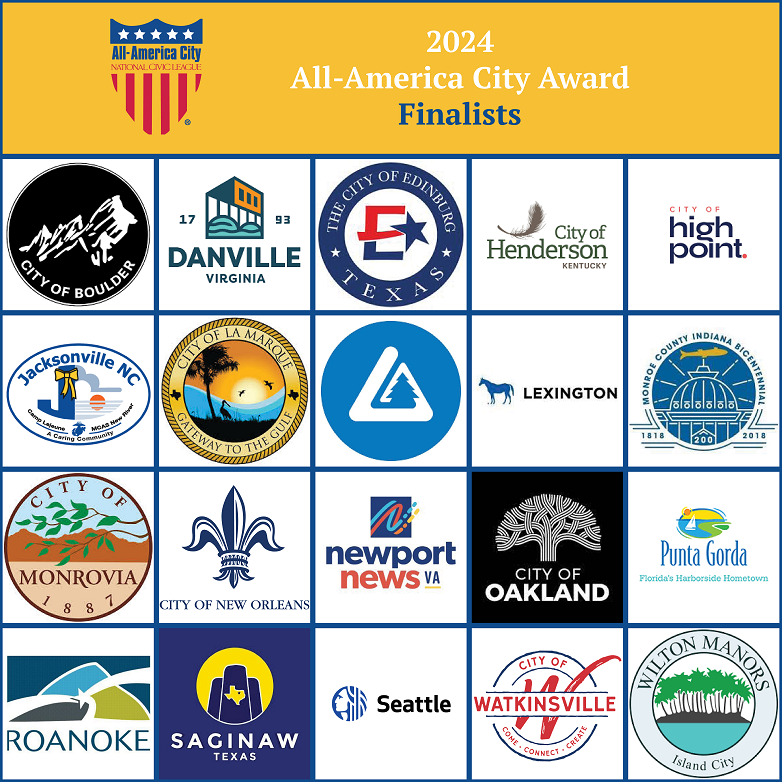 City Finalists for the 2024 All American City Award.xxxxxxxxxxx