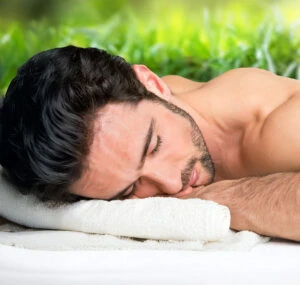 Man having a massage