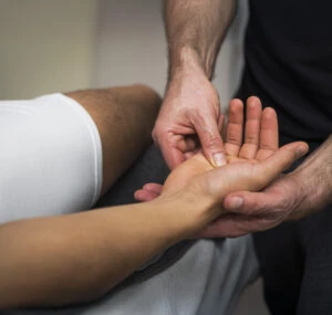 Man having a massage
