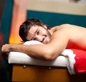 Man having a massage